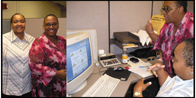 Daphne with her supervisor on her internship (OST 22) Daphne with her supervisor on her internship (OST 22)